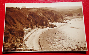 Vintage Postcard Posted 1939 Beach Huts Cemaes Bay Anglesey Wales