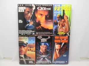 Jean-Claude Van Damme VHS Tape (Lot of 6) Sudden Death, Street Fighter,The Quest - Picture 1 of 20