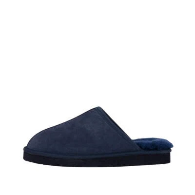GOODWIN SMITH MAX NAVY SHEEPSKIN MULE