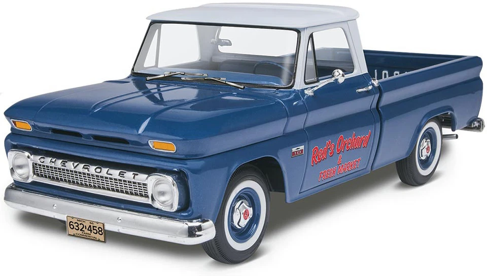 1966 Chevy Fleetside Pickup Revell 17225 skala  1/25 - Immagine 1 di 1