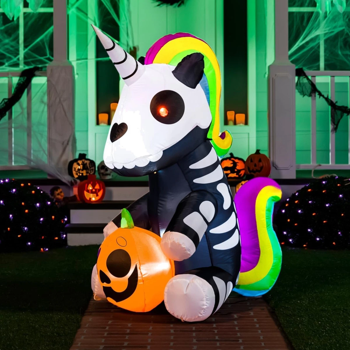 12 Aufblasbare Halloween-Geister-Dekorationen – Wasserfest, Für Garten, Party & Haus – Mit Aufhängeseil