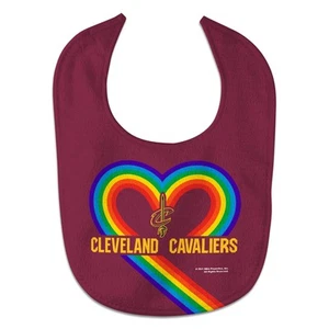 Babero para bebé recién nacido e bebé WinCraft Cleveland Cavaliers arco iris - Imagen 1 de 1
