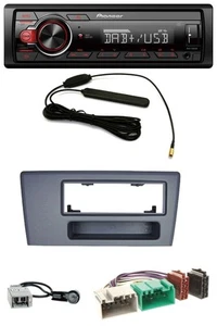 Pioneer MP3 DAB 1DIN AUX USB Autoradio für Volvo S60 S70 C70 V70 00-03 dunkelgra - Bild 1 von 10