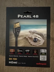 AudioQuest - Pearl 48 16.4' 4K - 8K - 10K 48Gbps. NIB - Picture 1 of 2