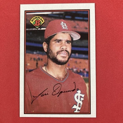 Jose Oquendo 1989 Bowman Card #438 MLB St. Louis Cardinals - Image 1 of 2