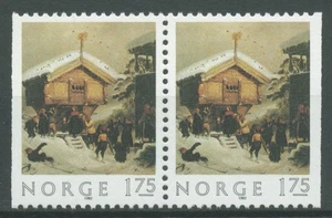Norwegen 1982 Weihnachten Gemälde 875 D/D postfrisch - Picture 1 of 1