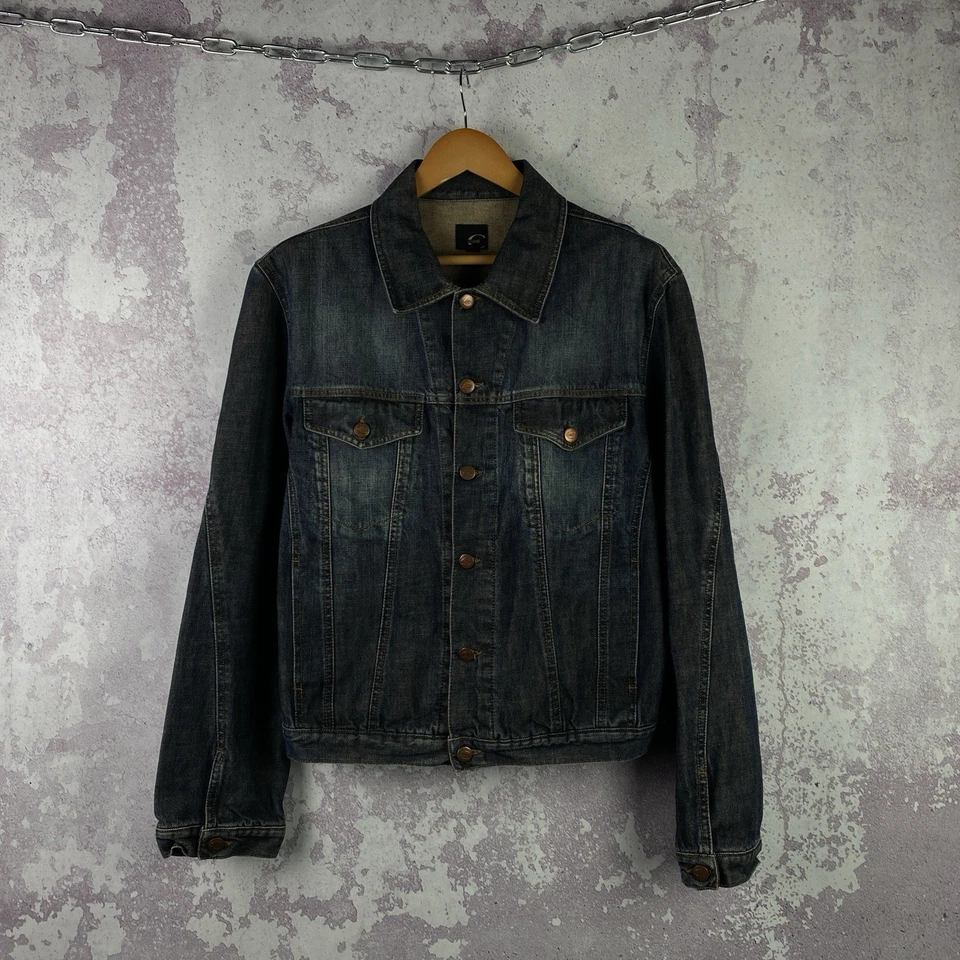 Vintage Just Cavalli Jeans Jacket Men’s Luxury Long Sleeve Italy Rare Size XL - Image 1 of 4