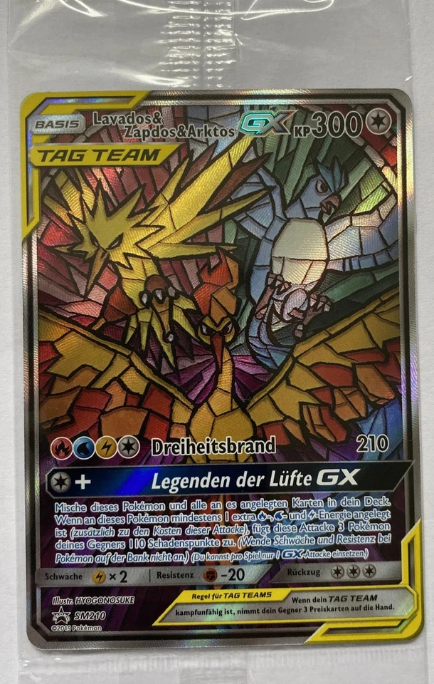 Pokemon SEALED Lavados & Zapdos & Arktos GX | Deutsch SM210 Promo Near Mint - Bild 1 von 1