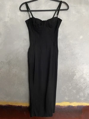 Vestido ajustado negro vintage Dolce & Gabbana 40  Foto 1 de 4