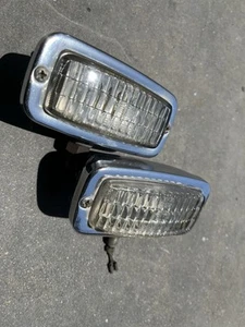OEM German Hella Glass Volkswagen Reverse lights VW Ghia Porsche 356 911 Pair #3 - Picture 1 of 5