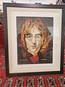 Marco mate John Lennon por William Stidham Sacred Heart Series 14/950 - Imagen 1 de 9