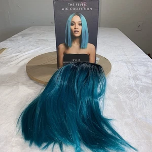 Fever Kylie Perücke zweifarbig Mischung türkis - Bild 1 von 11