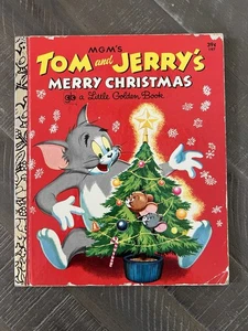1973 Little Golden Book #197 MGM's Tom and Jerry's Merry Christmas 9th Print 39c - Bild 1 von 9