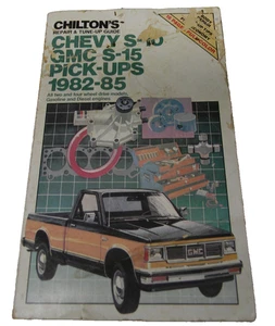 GUÍA DE REPARACIÓN Y PUESTA A PUNTO CHILTON CHEVY S-10, GMC S-15 PASTILLAS 1982-85 #7310 - Imagen 1 de 7