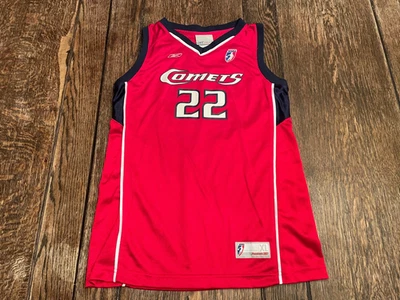 vtg SHERYL SWOOPES Houston Comets youth XL (16) Reebok WNBA basketball Jersey - Image 1 of 4