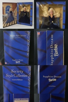 Muñeca Barbie Sapphire Dream 1996 edición limitada SocietyStyleCollectionMattel13255 Foto 1 de 4