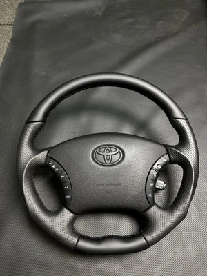 Руль Toyota Prado Land Cruiser | Фортепиано в стиле Spyder черный - Изображение 1 из 4
