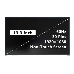 LQ133M1JW36 LQ0DASD535 DVT1 DP/N: 0NHWJJ 13,3" FHD LCD Bildschirm Panel 30 Pin - Bild 1 von 7
