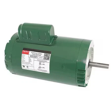 Dayton 1Yba7bg Agricultural Fan Motor, Permanent Split Capacitor, 1 Hp, 230V - Image 1 of 1