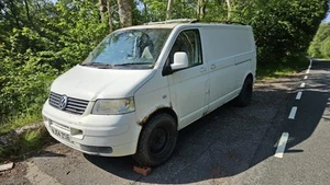 VW T5 Transporter T30 130BHP Panel Van LWB '04 Project + New Door & old wheels - Picture 1 of 20