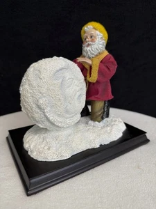 COLLEGE TREASURES 2002 - FSU MASCOT & SNOWMAN - HOLIDAY FIGURINE W/BOX - USED - Picture 1 of 14