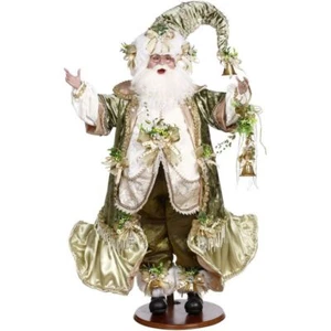 Mark Roberts Christmas 2023 Under The Mistletoe Santa Figurine - 36.5 Inches - Picture 1 of 1