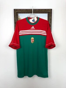 Vintage 90's Adidas Hungary Football Shirt National Team Soccer Jersey Mens M - Picture 1 of 15
