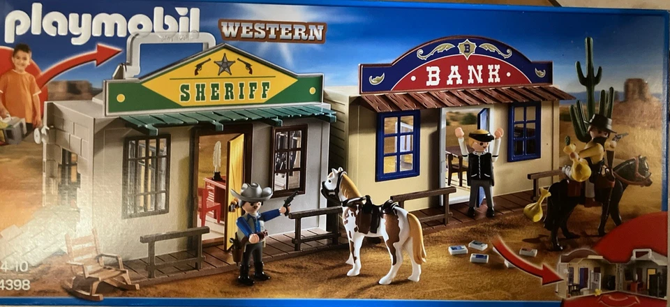 PLAYMOBIL Us-kavallerie Superset 3408 und Fort-union 3420