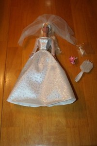 2002 Wedding Day Barbie Doll-NO BOX-Never Played With