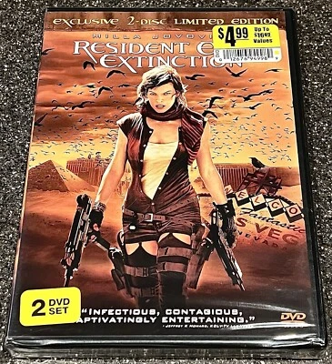 NEW!! Resident Evil: Extinction 2-Disc Limited Edition DVD Set (2007) - SEALED!! - Image 1 of 2