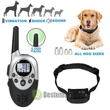 1000 Yards Dog Shock Training E-Collar Remote Waterproof for Small-Large Dogs