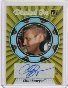 2024 Donruss #DIA-CB Clint Bowyer Dialed In Gold Auto 10/10 - Picture 1 of 1