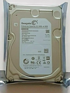 6 TB SATA Seagate Enterprise Capacity ST6000NM0044 v4 Sed 7200rpm 128MB 3.5 " - Picture 1 of 1