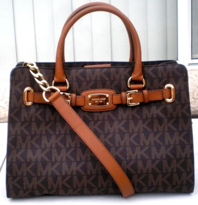 $428 Michael Kors большой Hamilton Дамская сумка сумка с короткими ручками/наплечная сумка - Изображение 1 из 4