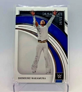 WWE 2022 "SHINSUKE NAKAMURA" #21 Immaculate Collection 30/65 Panini - Picture 1 of 3