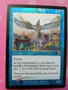 Extravagant Spirit Foil MTG Blue Magic Card - Picture 1 of 2