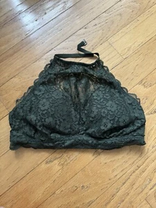 Gilly Hicks Large Olive Green Lace Bralette - Picture 1 of 3