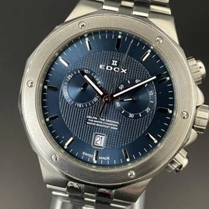 EDOX DELFIN THE ORIGINAL CHRONOGRAPH10110 Quartz Men's Watch - Picture 1 of 10