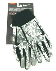 Nike K.O. Thermal Training Gloves Cool Grey/Black Men's ~ Small