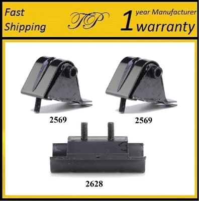 3PÇS MOTOR E MONTAGEM TRANS PARA 1987-1990 JEEP WRANGLER 2,5L - Imagem 1 de 4