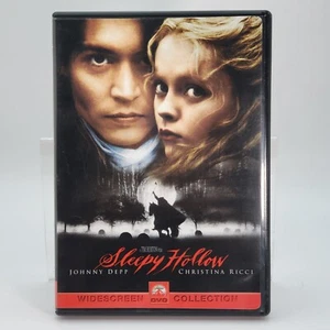 Sleepy Hollow DVD 2000 Widescreen Johnny Depp Christina Ricci Tim Burton VG - Picture 1 of 3