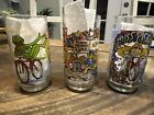 Vintage 1981 McDonald's The Great Muppet Caper Collection Glasses Set of 3