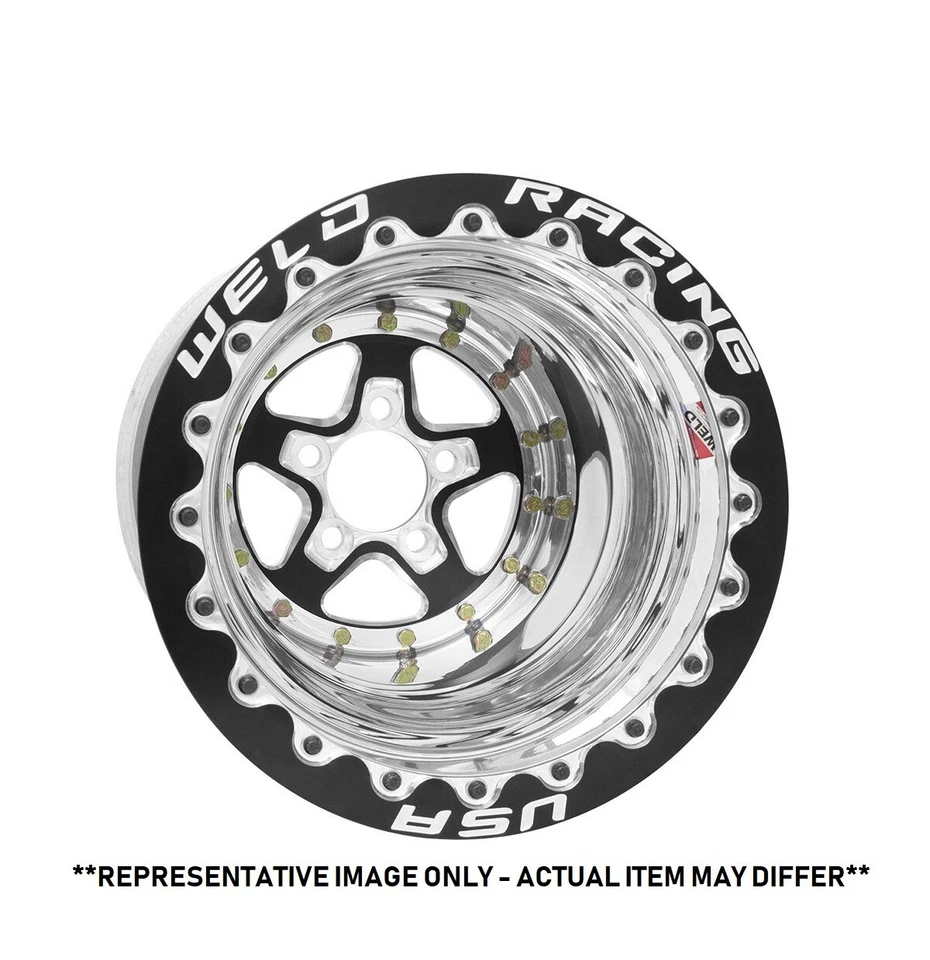 WW-88B508210F WELD Wheel, Alumastar, 15x8 Size, 5X4.5 Bolt Pattern, 5 Backspace, - image 1 of 1