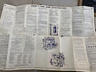 Perkins L4  Diesel Engine Large Fold Out  Instruction Manual On Cloth  1954