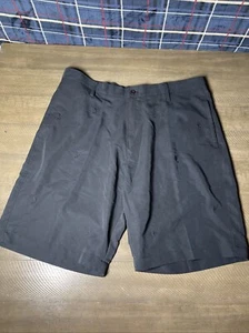 Men’s Bamboo Cay Size 38 Embroidered Black Shorts - Picture 1 of 15