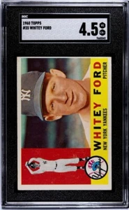 1960 Topps Whitey Ford #35  SGC 4.5   GC502 - Picture 1 of 2