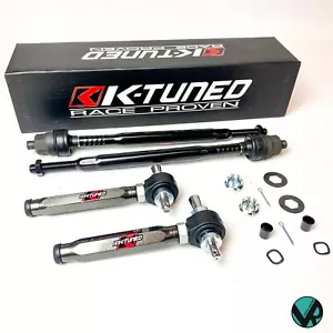 K-Tuned Complete Spherical Tie Rod Set 02-06 Acura RSX / 01-05 Civic KTD-TRO-RCE - Picture 1 of 8