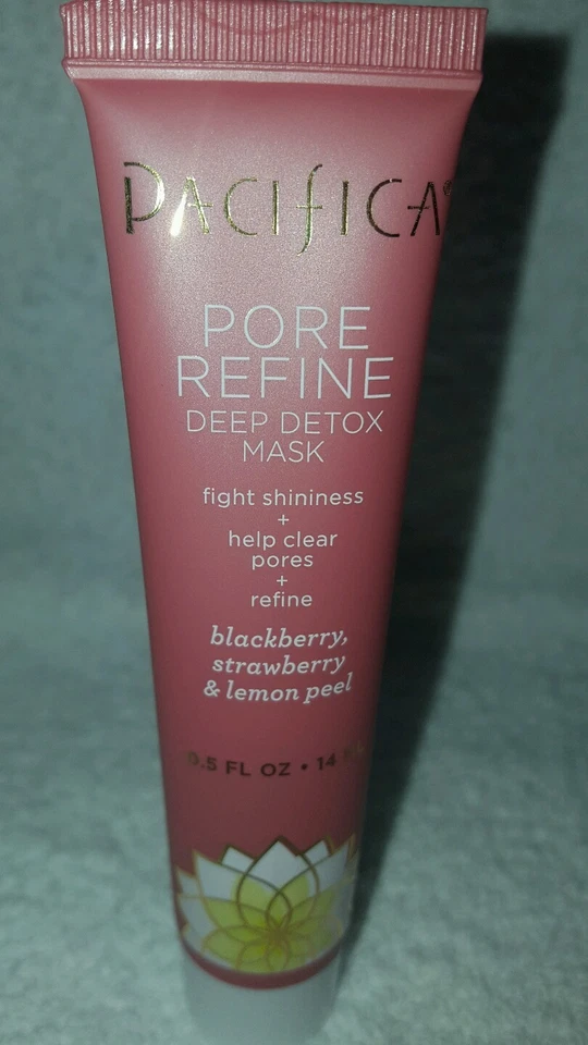 Pacifica PORE REFINE Deep Detox Mask Pores Blackberry Lemon Peel .5 oz/14mL New - Image 1 of 1