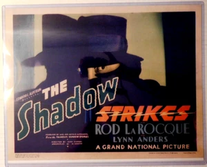 Tarjeta de vestíbulo de reproducción The Shadow Strikes - Imagen 1 de 1