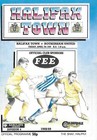 Football Programme>HALIFAX TOWN v ROTHERHAM UNITED Apr 1989